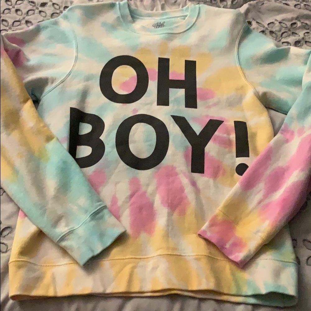 Tie-Dye 'OH BOY!' Sweatshirt